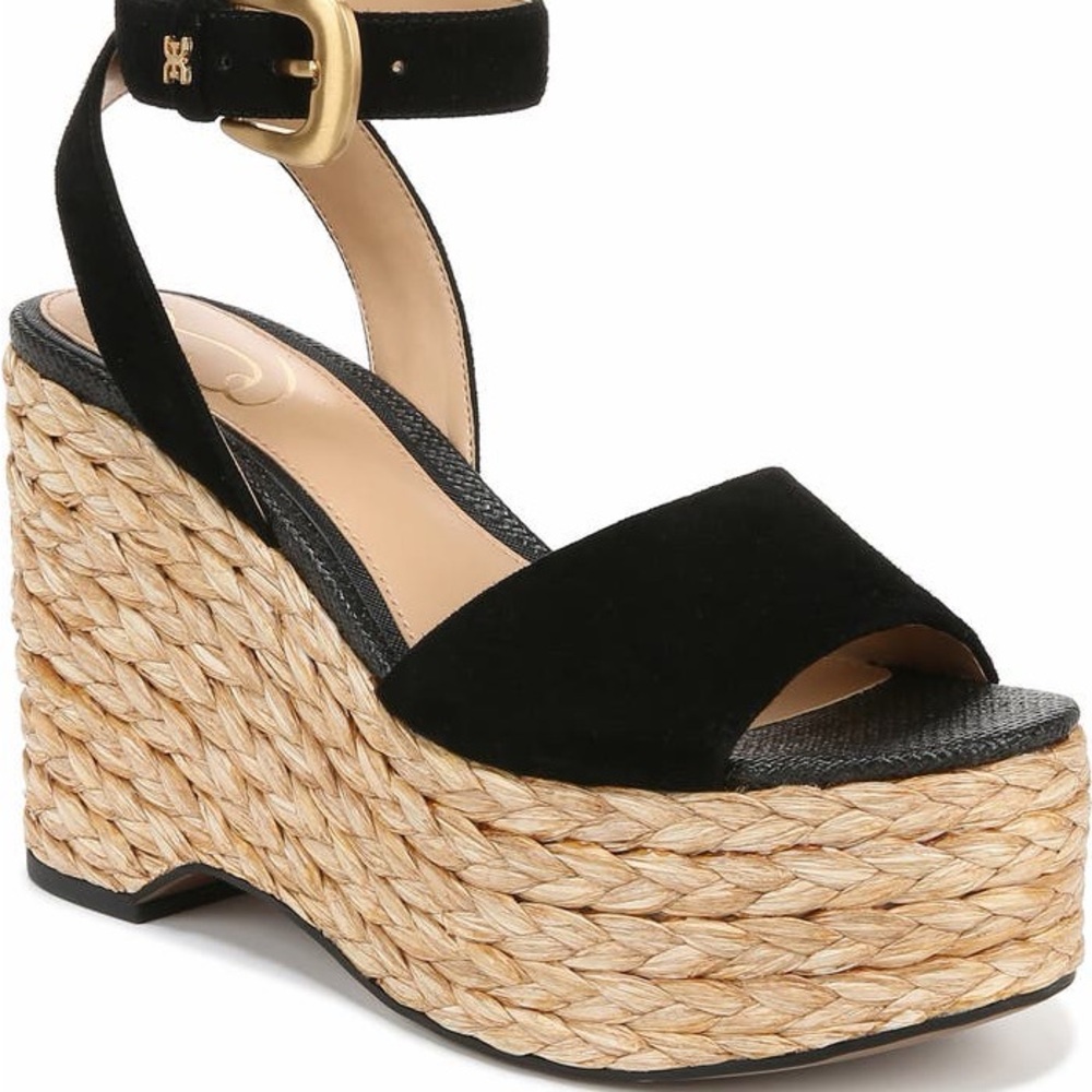 Sam Edelman April Platform Wedge Espadrille Sandal